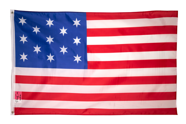 Hopkinson's 1777 Flag 3x5FT 13 Star Revolutionary War USA US American Francis