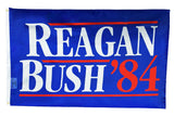 Reagan Bush 1984 84 President Election Flag Banner Republican 40 41 George GOP