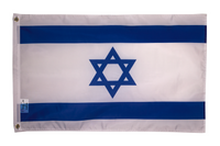 PringCor Israel Flag 2x3ft Jewish Zion Israeli Star David