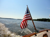 Small Boat Don't Tread on Me 12"x18" Flag Gadsden Tea Party Patriot Conservative