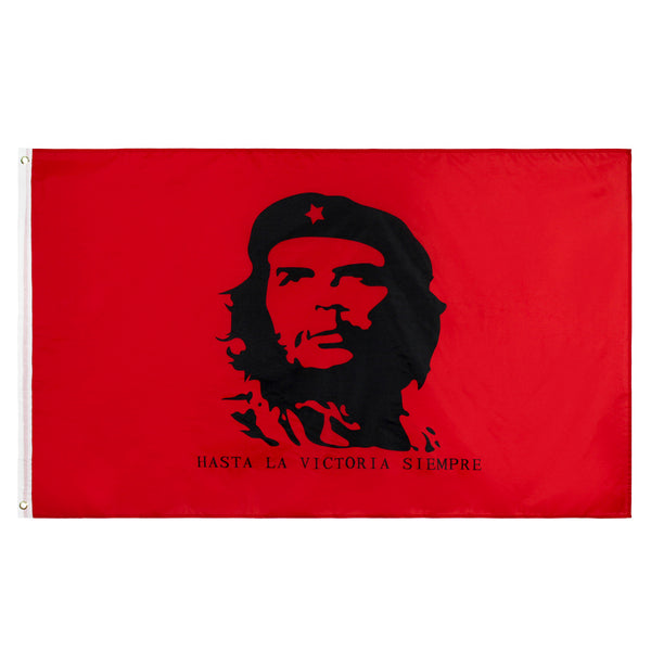 Che Guevara 3x5FT FLAG Hasta La Victoria Siempre Red Cuban Revolution Marxist