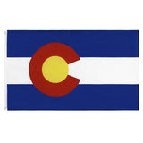 PringCor Colorado Flag 2x3ft Polyester Banner State of CO Man Cave Denver Aspen
