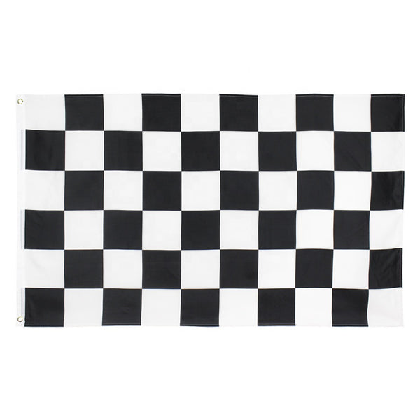 3x5FT Checkered Flag 36" X 60" Racing Black White Free Shipping Garage