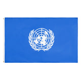 Durable 3x5FT United Nations (UN) Flag Banner World USA History Classroom
