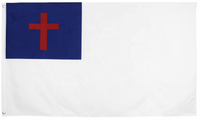 2x3FT Christian Flag Christianity Cross Banner Church Pennant Jesus Faith Gift