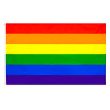 Set 2 - 3x5FT Rainbow Pride Flag Banner LGBTQ Gay Lesbian Love Equal