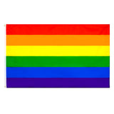PringCor 3x5FT Rainbow Pride Flag Banner LGBTQ Gay Lesbian Love Equal