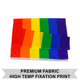 Set 2 - 3x5FT Rainbow Pride Flag Banner LGBTQ Gay Lesbian Love Equal