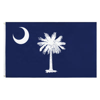 PringCor 3x5FT South Carolina State Flag Palmetto Tree Indigo Dorm Decor South