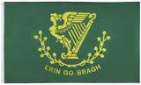 Durable Erin Go Bragh Flag 3x5 Irish Pride Ireland St. Patrick's Day Harp