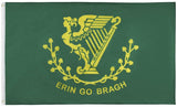 Erin Go Bragh Flag 3x5 Irish Pride Ireland St. Patrick's Day St Paddy's Day Harp