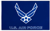 2x3FT US Air Force Flag New Style Wings Logo USAF White on Blue Veteran Active
