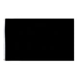 PringCor 3x5FT Solid Black Flag Artwork Protest Plain Color Banner Dorm Man Cave
