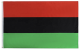 Large 3x5FT Flag Pan-African Afro American African Banner Black Liberation UNIA
