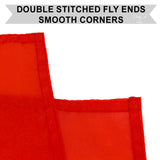 2x3FT Red Flag Solid Color Banner Advertising Pennant Party Decoration Safety