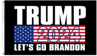 3x5FT Flag Trump 2024 Let's Go Brandon Joe Biden Republican Election