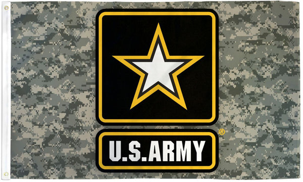 3x5FT Durable Camo United States Army Flag Banner Military Camouflage Licensed