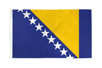 3x5FT Flag Bosnia & Herzegovina Poly International Europe Balkans Durable