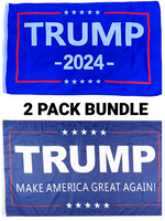 3x5FT Trump Flag Combo Wholesale Lot 2024 Keep America Great Save Make MAGA 2 US