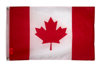 PringCor Canada Flag 2x3FT Polyester Canadian Leaf Country National Man Cave CA