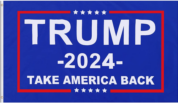 PringCor 3x5FT 2024 Donald Trump Take America Back Flag Blue MAGA Patriot USA