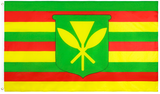 Kanaka Maoli Flag 3x5ft Hawaiian Sovereignty banner HI Aloha USA State Dorm Cave