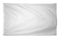 PringCor Solid White Blank 68D 3x5FT Polyester Flag Banner Art Military School W