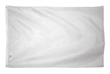 Set 4 Solid White Blank 68D 3x5FT Polyester Flag Banner Art Military School W