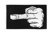 Durable Middle Finger Flag 3x5FT Banner Dorm Man Cave Flip Off Funny Gag Gift