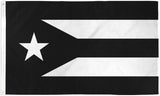 Black Puerto Rico 3x5FT Flag US Commonwealth Caribbean Man Cave Bandera Latin